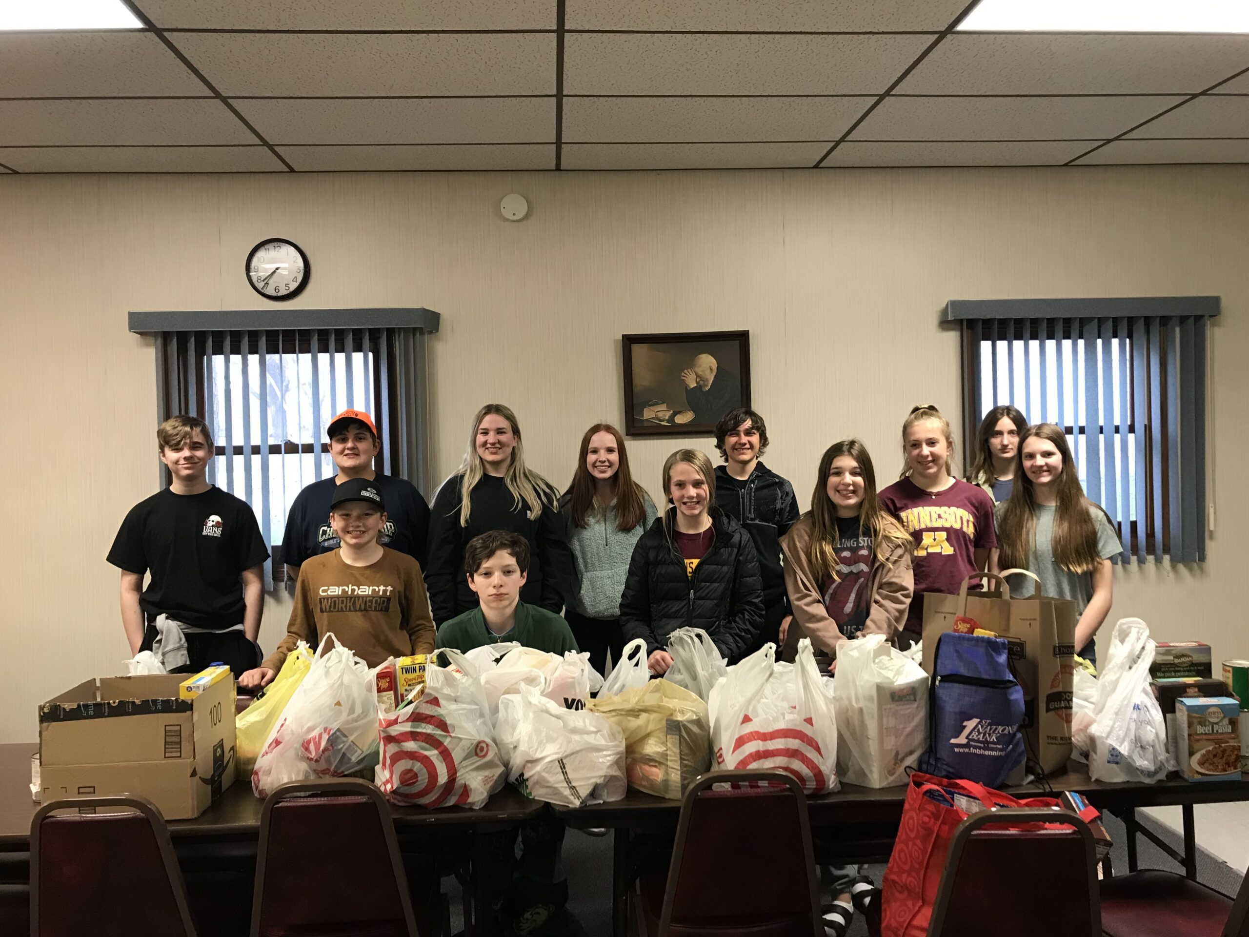 Youth Group Collects Food | Battle Lake Review | Battle Lake Review