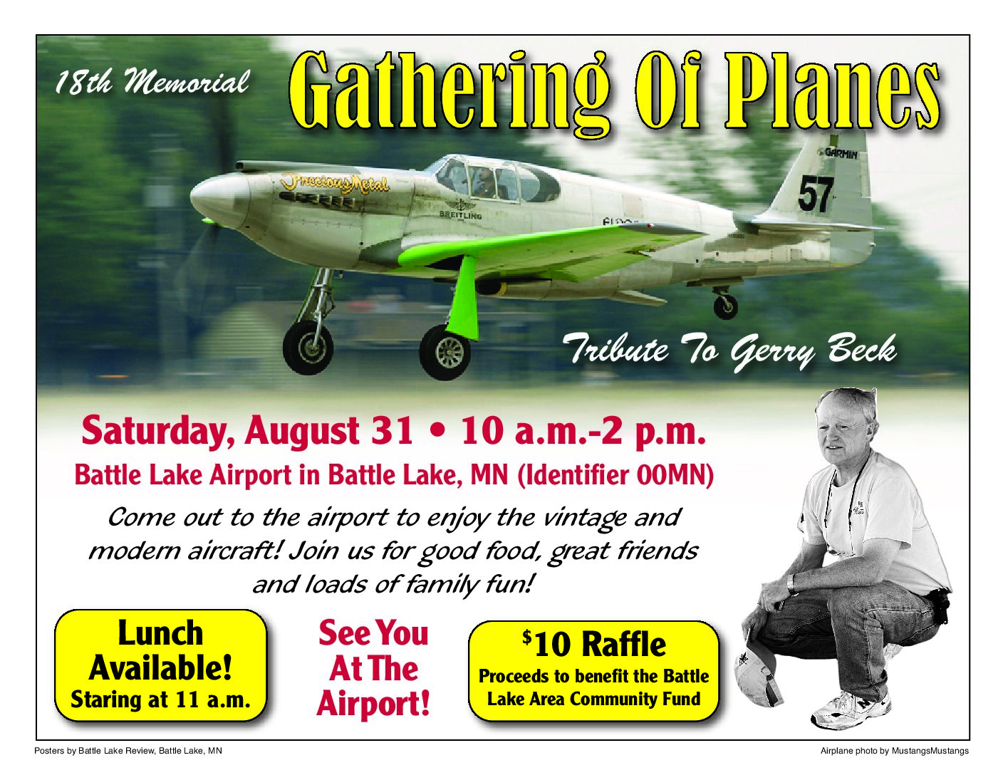 Gathering of Planes In Battle Lake August 31